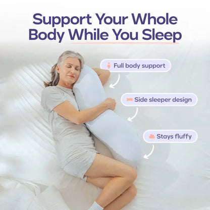 Full Body Ergonomic Pillow - Cooling Support